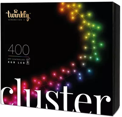 Twinkly Cluster LED kerstverlichting Generation II 400 lampjes 6 meter multicolor - afbeelding 1