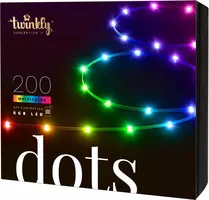 Twinkly Dots 200 RGB Flexible LED Light String 10 m 16 Million Colors Generation II kopen?