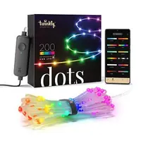 Twinkly Dots app-gestuurd flexibel lichtsnoer met 200 RGB(16 miljoen kleuren) LED’s 10 meter transparante draad - afbeelding 3