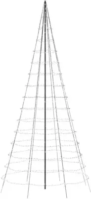 Twinkly Light Tree LED kerstverlichting Generation II 1000 lampjes 6 meter excl. paal multicolor - afbeelding 5