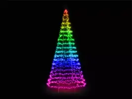 Twinkly Light Tree LED kerstverlichting Generation II 1000 lampjes 6 meter excl. paal multicolor - afbeelding 3