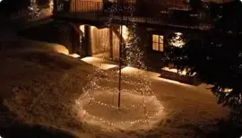 Twinkly Light Tree LED kerstverlichting Generation II 1000 lampjes 6 meter excl. paal multicolor - afbeelding 10