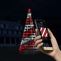 Twinkly Light Tree LED kerstverlichting Generation II 750 lampjes 4 meter incl. paal multicolor - afbeelding 14