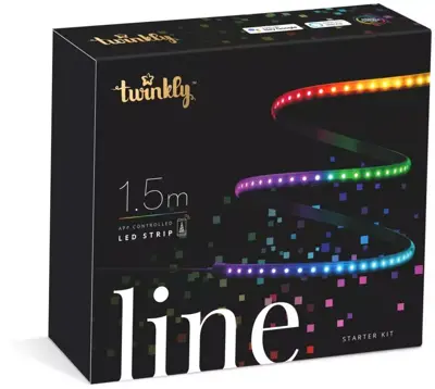 Twinkly Line LED kerstverlichting Generation II ledstrip 100 lampjes 2 meter multicolor - afbeelding 1