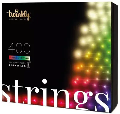 Twinkly Strings LED snoer kerstverlichting Generation II 400 lampjes 32 meter special edition - afbeelding 1