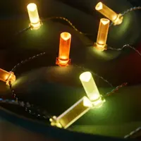 Twinkly Strings USB-C kaarsen 200 RGB-leds 12 m groene draad decoratieve binnenverlichting - afbeelding 4