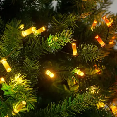 Twinkly Strings USB-C kaarsen 200 RGB-leds 12 m groene draad decoratieve binnenverlichting - afbeelding 5