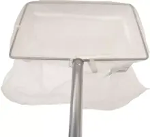 Ubbink Schepnet fijnm. met alu steel 100cm - afbeelding 1