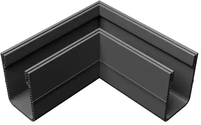 Ultra drain l-hoekstuk pvc - afbeelding 1