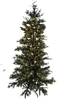 Uniplant kerstboom met lichtjes 210cm kopen?