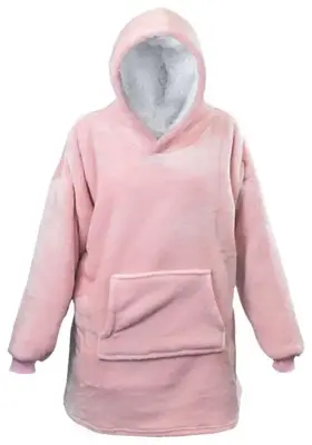 Unique Living hoodie oversized 87cm old pink - afbeelding 1