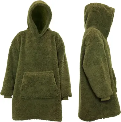Unique Living hoodie teddy 87cm winter green