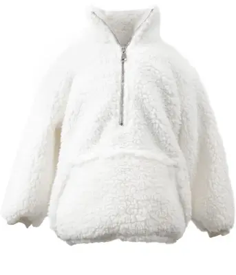 Unique Living hoodie willow kids 47cm dove white