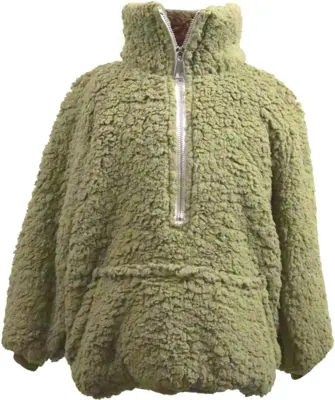 Unique Living hoodie willow kids 47cm tea green