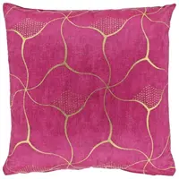 Unique Living kussen celina 45x45cm fuchsia