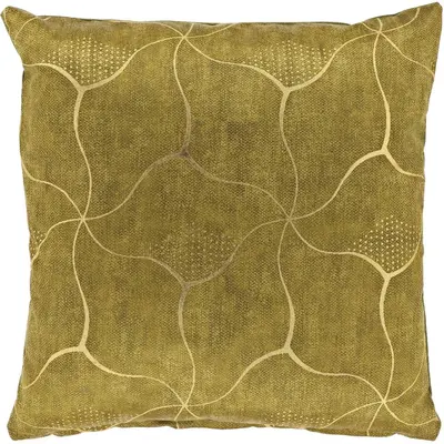 Unique Living kussen celina 45x45cm moss green - afbeelding 2