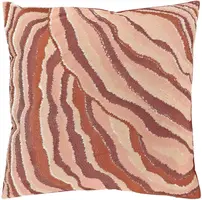 Unique Living kussen ezra 45x45cm marsala