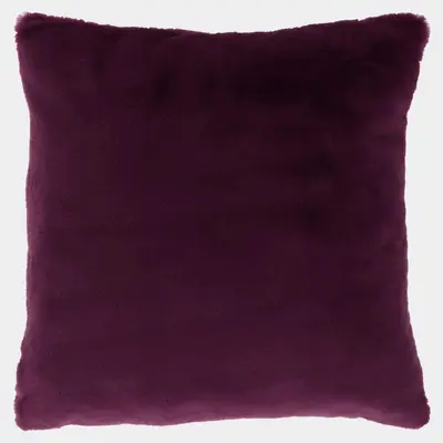 Unique Living kussen klaas 45x45cm dark purple - afbeelding 2