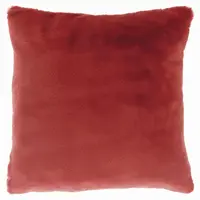 Unique Living kussen klaas 45x45cm marsala - afbeelding 2