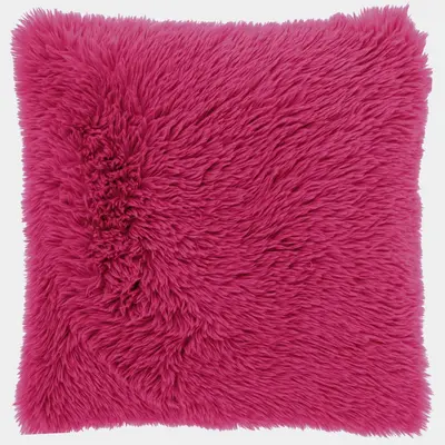 Unique Living kussen mats 45x45cm fuchsia - afbeelding 2