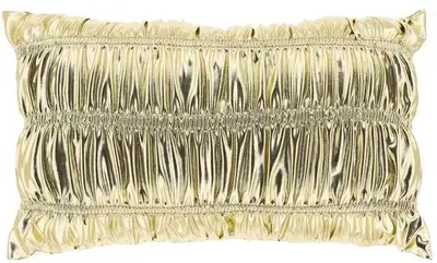 Unique Living kussen shine 30x50cm gold - afbeelding 1