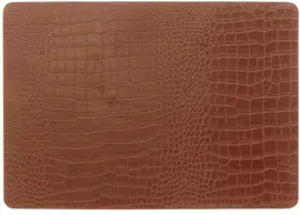 Unique Living placemat bodil 30x43cm leather brown  - afbeelding 3