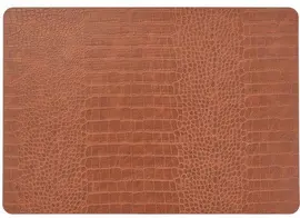 Unique Living placemat bodil 30x43cm leather brown  - afbeelding 1