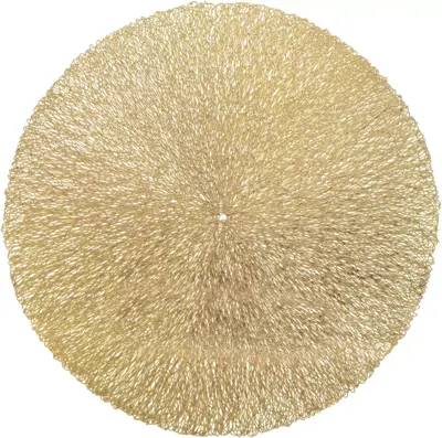 Unique Living placemat ciara 38cm goud 