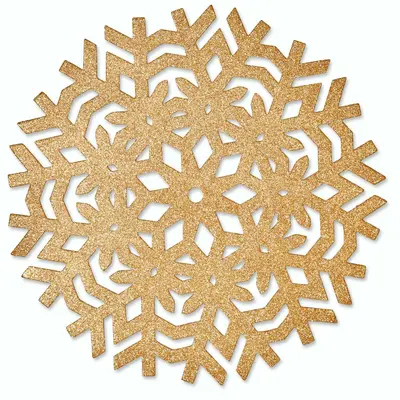 Unique Living placemat ice 38cm goud 