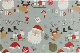 Unique Living placemat present 43.5x28.5cm dark grey  - afbeelding 1