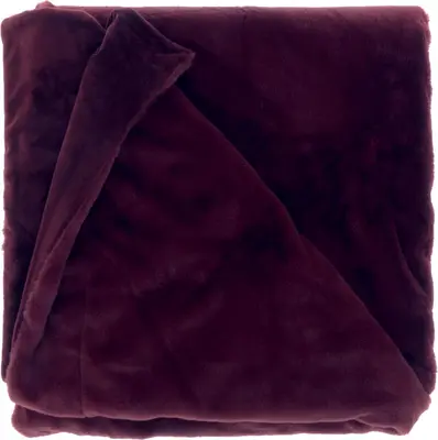 Unique Living Plaid KLAAS 150x200 cm – Dark Purple