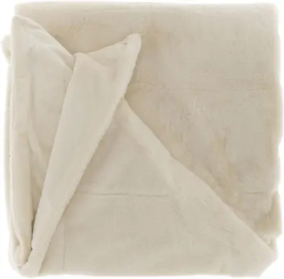 Unique Living Plaid KLAAS 150x200 cm – Dove White