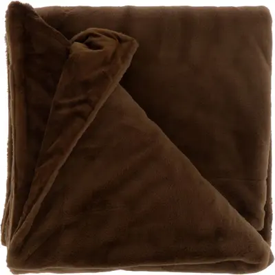 Unique Living Plaid KLAAS 150x200 cm – Rocky Brown