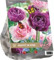 Urban flowers - pretty in pink 12 stuks - afbeelding 1