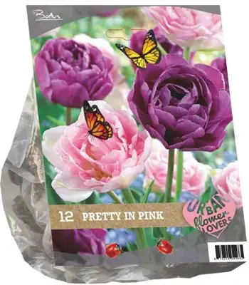 Urban flowers - pretty in pink 12 stuks - afbeelding 2