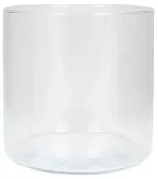 Vaas cilinder glas d19h19cm transparant - afbeelding 1