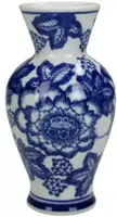 Vaas porselein delfts blauw, wit 9x9x15,5cm kopen?