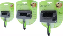 Vachtverzorging hond hondenborstel rubber massage, small - afbeelding 2