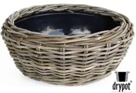 Van der Leeden Drypot schaal 40x18cm Bruin - afbeelding 1