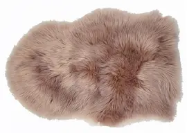 van der Leeden kleedje polyester schapenvacht 65x90cm old pink kopen?