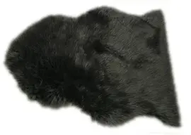 van der Leeden kleedje polyester schapenvacht 65x90cm steel kopen?
