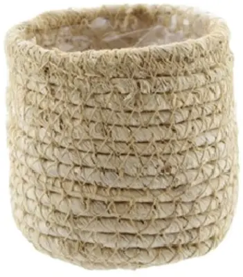 Van der Leeden Mandwerk BV bloemenmand mais d7h8cm natural