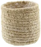 Van der Leeden Mandwerk BV bloemenmand mais d7h8cm natural kopen?