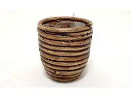 Van der Leeden Mandwerk BV bloempot rotan d10h9cm bronze - afbeelding 1