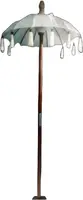 Van der Leeden parasol bali katoen 80x80x220 cm wit  kopen?