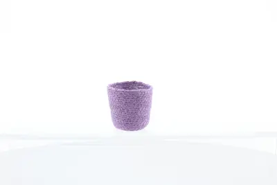 van der Leeden plantenmand seagrass 7x8cm purple