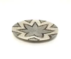 Van der Leeden Wanddecoratie Rotan – Ø50 x H4 cm – Grijs - afbeelding 1