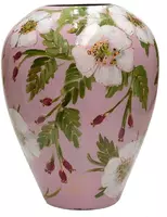Vase The World vaas glas kander rosehip 27.5x35cm light pink kopen?