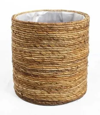 VDL Vase Stripe Abaca Natural 32 x 32 cm