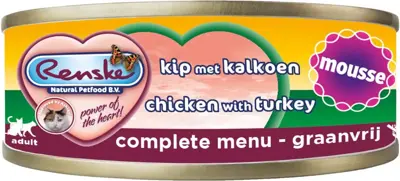 Vers kat mousse kip/kalkn 70g